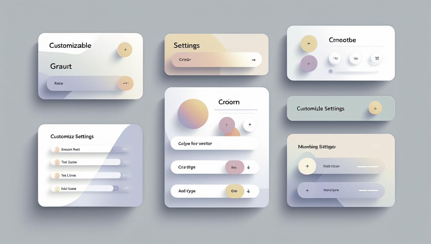 Customizable Settings